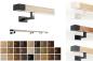 Preview: Holzhandlauf Handlauf mit Led Beleuchtung Eiche 50x40mm lackiert Set nach Maß, Viele Farben