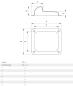 Preview: Stahl Mittelanschlag 158x138x50mm verzinkt