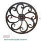 Preview: Schmiedeeisen Ornament Zaunrosette Stahlrosette Zierornament Rosette