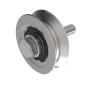 Preview: Schiebetorrolle Torrolle V-Rille V-Nut Laufrolle ZN Rollen verzinkt 60 mm