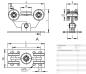 Preview: Stahl 5-rädriger Laufwagen 80x80 Rad für selbsttragenden Tor verzinkt