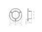 Preview: Edelstahl V2A Rohrverbinder Rohrbogen Wandanker 42,4 Rohr Verbinder Steckfitting