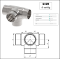 Preview: Edelstahl V2A Rohrverbinder Rohrbogen Wandanker 42,4 Rohr Verbinder Steckfitting