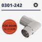Preview: Edelstahl V2A Rohrverbinder Rohrbogen Wandanker 42,4 Rohr Verbinder Steckfitting