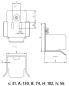 Preview: Edelstahl Unterauflageschuh 60x60mm INOX natural