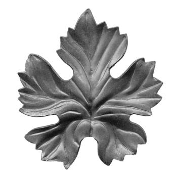 Zierblätter Rosette 150mm Zierrosette Stahl Zaunelement Ornament Blume