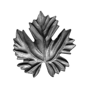 Zierblätter Rosette 95mm Zierrosette Stahl Zaunelement Ornament Blume