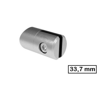 Blechhalter 33,7 mm Edelstahl V2A Lochblechhalter Plattenhalter Klemme