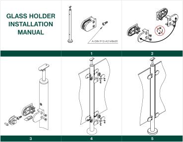 ZAMAK Glasklemme halbrund 63x45mm Zinkdruckguss Sicherungsplatte Glashalter Rund roh Klemmhalter Geländer Sicherung