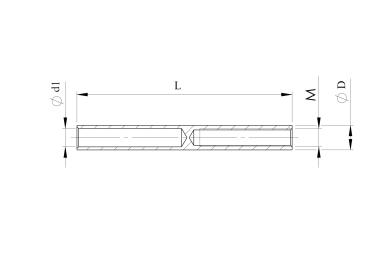 Litzenclip Seilhalter Gewindeterminal Seilspanner  AISI 316