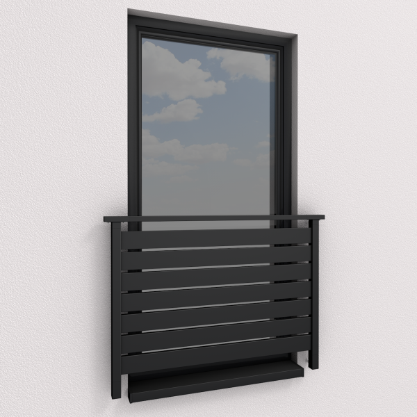 Buchetmann2 Französischer Balkon Edelstahl - V2A Geländer Sicherheit