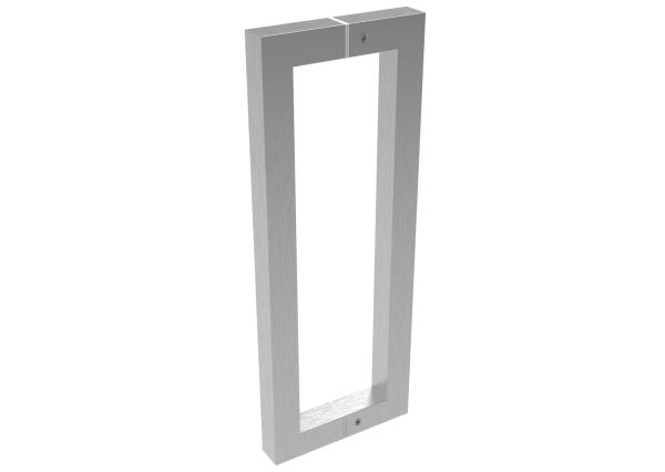 Griffstange 400 mm Türgriff für Glastür Schiebetür Griff Glasscheibe Stoßgriff Edelstahl V2A Glas 8-12 mm