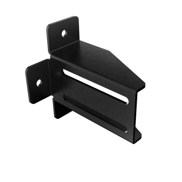 Stahl Stoßstange Halter 16-46x130 universal verzinkt Schwarz