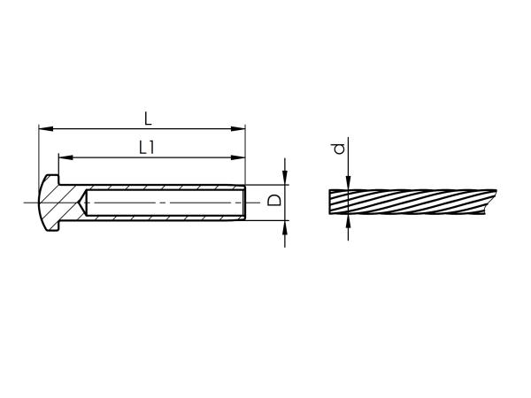 Litzenclip Drahtseilterminal Kabelklemme Seilhalter Seilterminal AISI 316