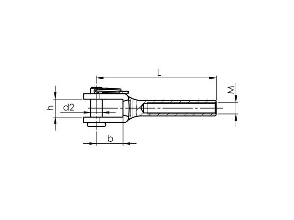 Edelstahl Seilterminal Drahtseilterminal AISI 316 Kabel 3,4,5,6,8 mm