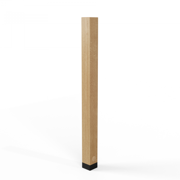 Edelstahl Holz Geländer Set Schwarz Holz Eiche Geländerpfosten Holzpfosten Komplett SET Industrial Treppe