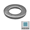 M10mm Unterlegscheibe - Edelstahl, AISI304,