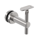 Edelstahl Glasgeländer Handlaufhalter für Glas rund 42,4 Handlaufträger Handlauf Glashalter